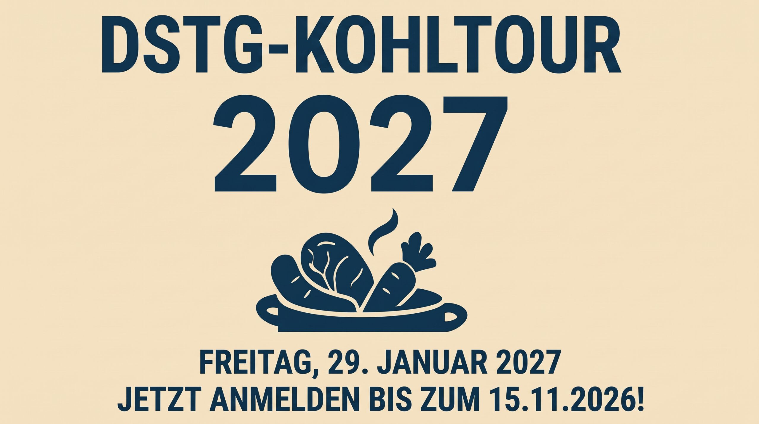 Traditions-Kohlfahrt 2027 der DSTG Bremen